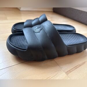 Moncler Lilo Black Slide Sandals - Men’s